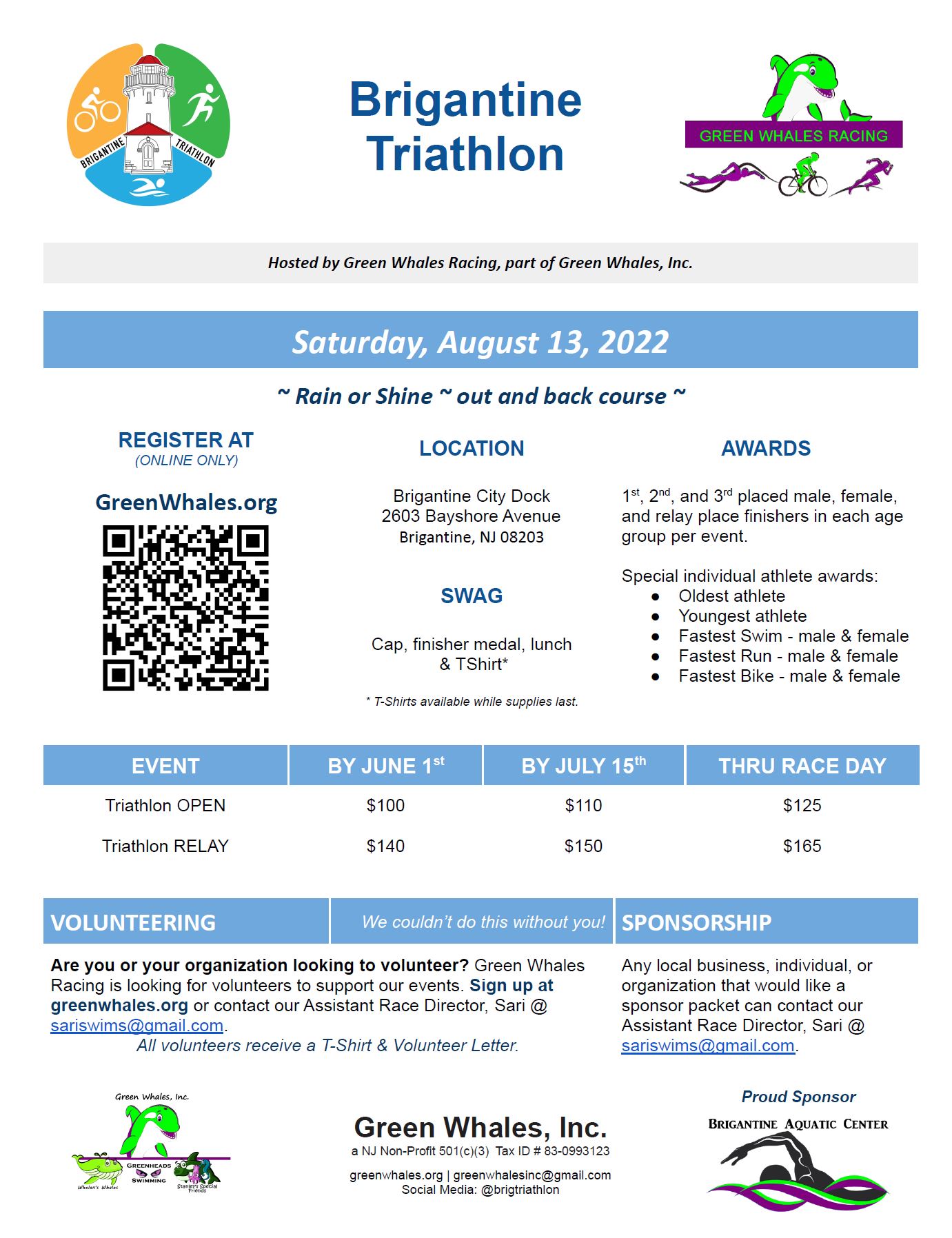 The Brigantine Triathlon Official Brigantine